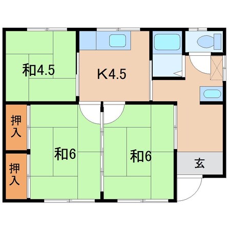 千葉貸家の物件間取画像